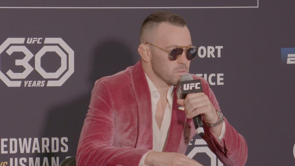 Colby Covington at the UFC 286 post-fight press conference (The Independent)