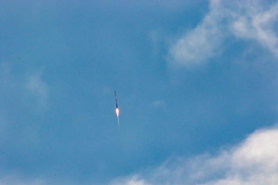 USSF-7 launched from Cape Canaveral on May 17, 2020, at 9:14 a.m. EDT. 
Photo by WFTV's photog Jon Galed