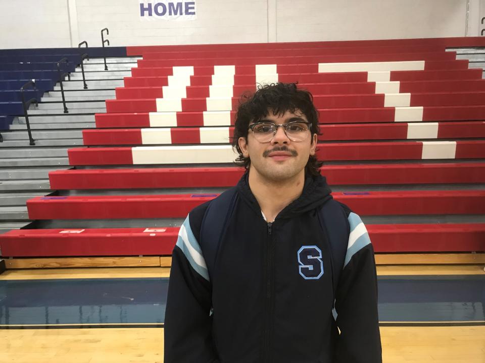 Shawnee's Anthony Duarte was unbeaten when a knee injury cut his season short last spring. He's returned to be a big part of Shawnee's vaunted lower weights.