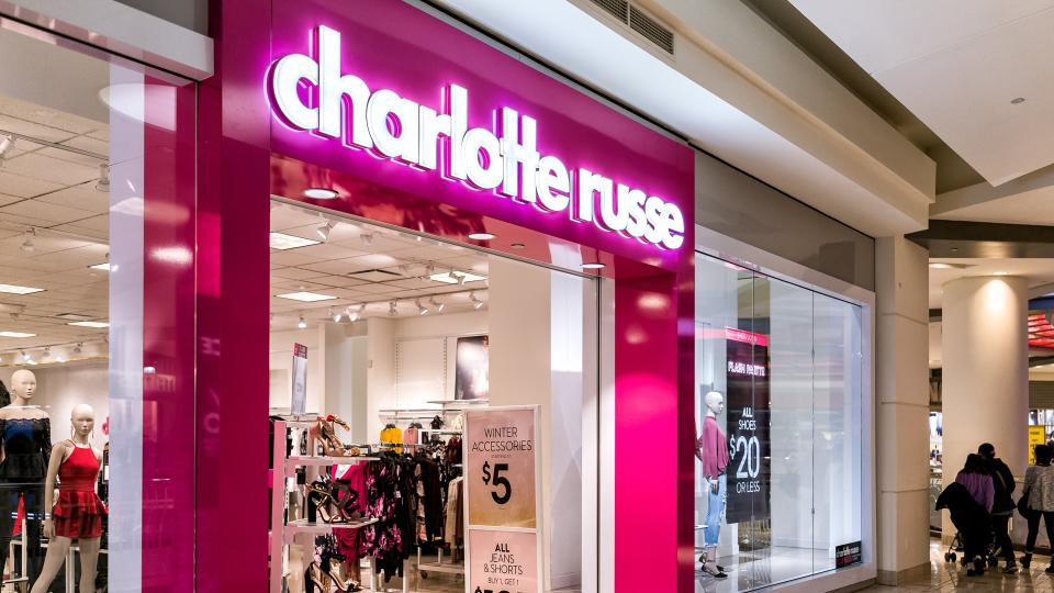 Charlotte Russe store in shopping mall