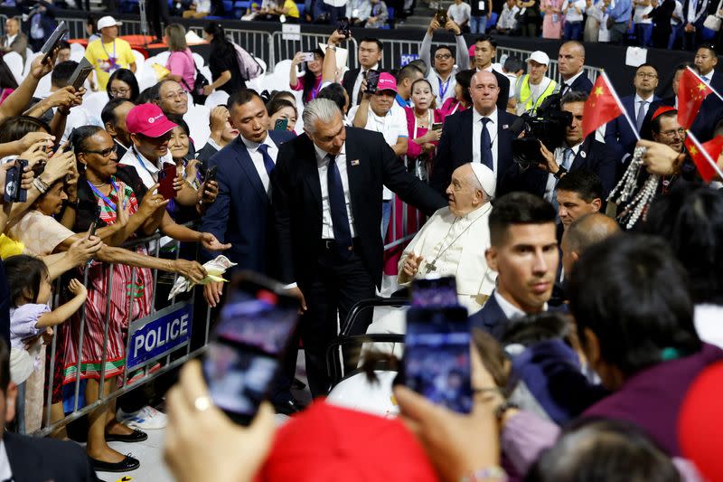 Pope Francis visits Mongolia