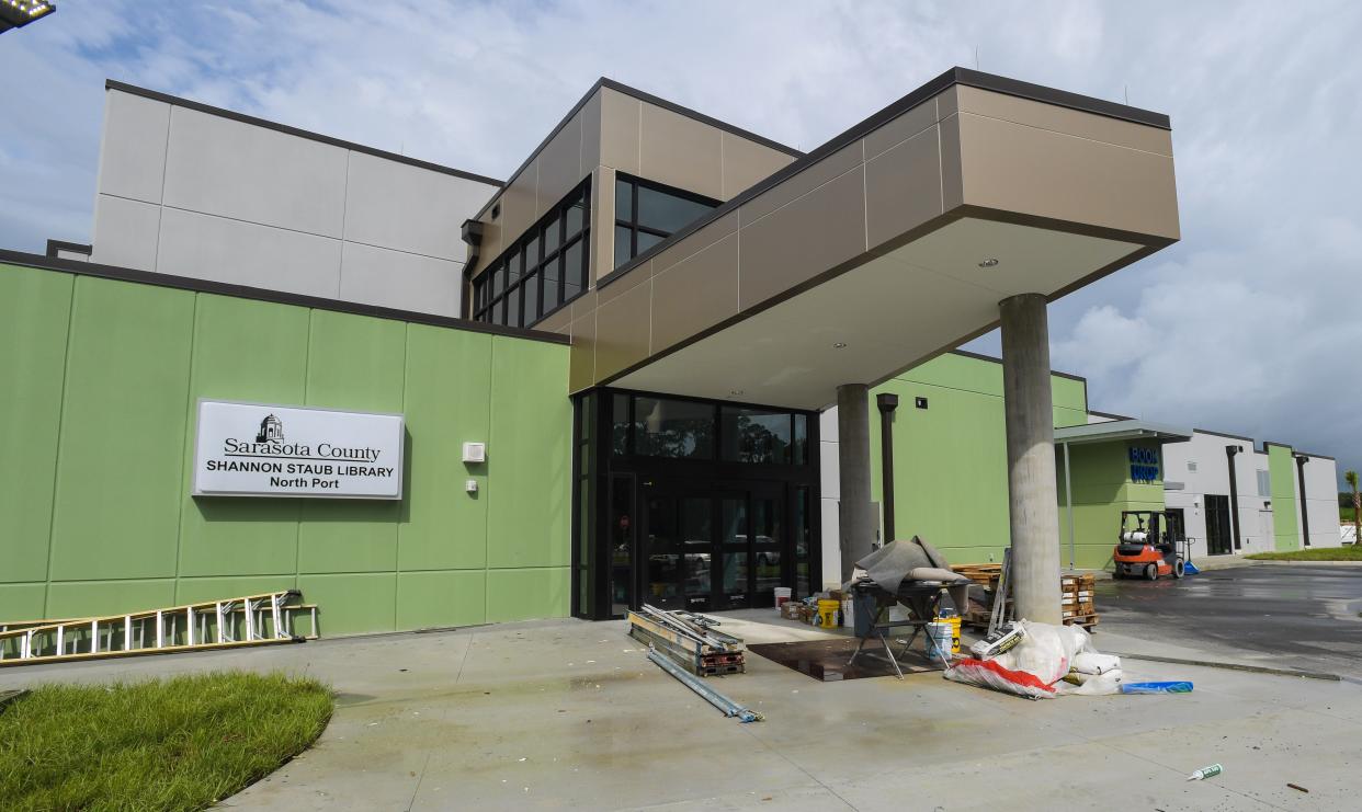 The Federal Emergency Management Agency has extended the deadline to apply for disaster assistance for Hurricane Ian to Jan. 12, 2023. Pictured here is the The Shannon Staub Public Library, 4675 Career Lane, North Port, which is hosting the Sarasota County Disaster Recovery Center.