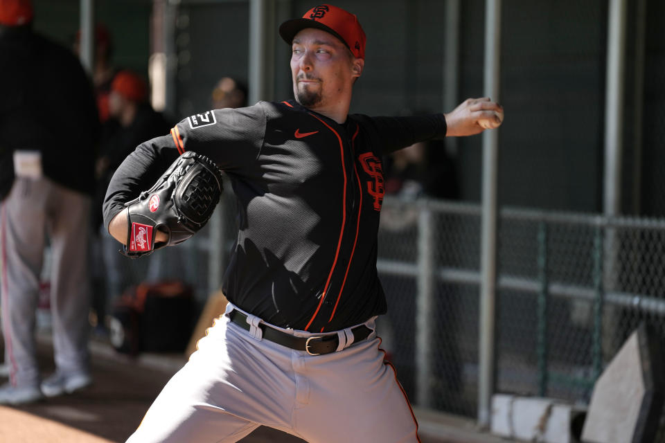 Blake Snell 。（MLB Photo by Andy Kuno/San Francisco Giants/Getty Images）