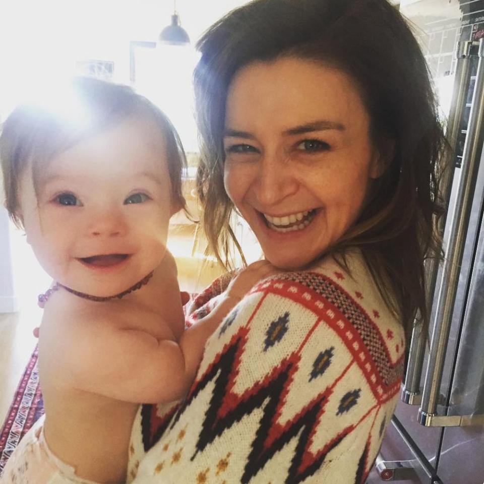 Caterina Scorsone and daughter Paloma | Caterina Scorsone/Instagram