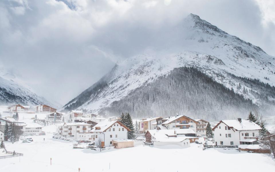 Galtür ski resort in Austria