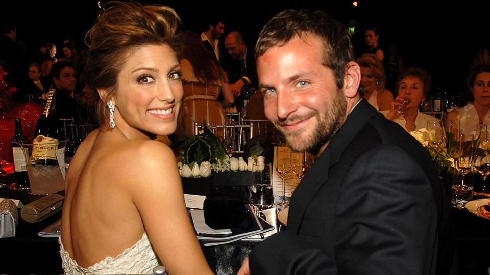 Jennifer Esposito and Bradley Cooper at the In Style Golden Globes after party in 2016