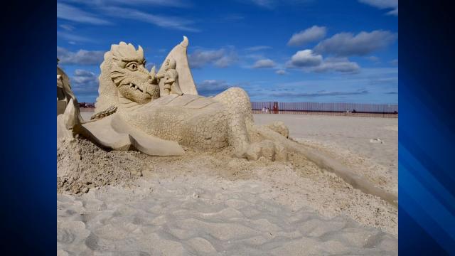 Here are winning sand sculptures at 2022 Hampton Beach Classic