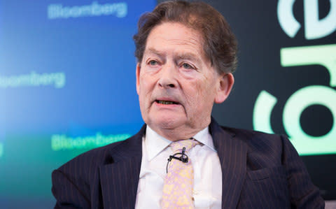 Lord Nigel Lawson, Margaret Thatcher's chancellor of the exchequer, has suggested she would have been "concerned" about the state of Brexit negotiations  - Credit: ason Alden/Bloomberg