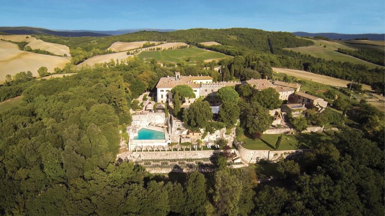  Borgo Pignano is an eco-resort located on a 750-acre estate in Tuscany. 