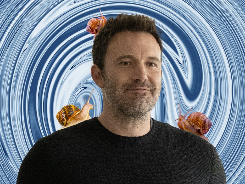Ben Affleck in ‘Deep Water’ (and his snails) (Prime Video/iStock)
