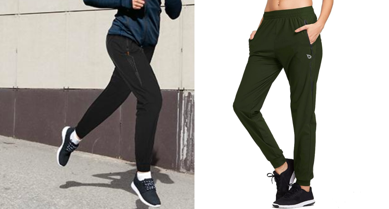 Add the Baleaf Joggers for Women to your fall activewear wardrobe. Images via Amazon.