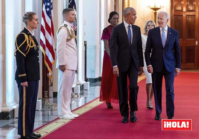 Joe y Jill Biden con Barack y Michelle Obama