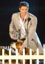 <p>Actor Kellan Lutz accepts the Do Something Award For Animals onstage at the 2010 VH1 Do Something! Awards held at the Hollywood Palladium on July 19, 2010 in Hollywood, California.</p>