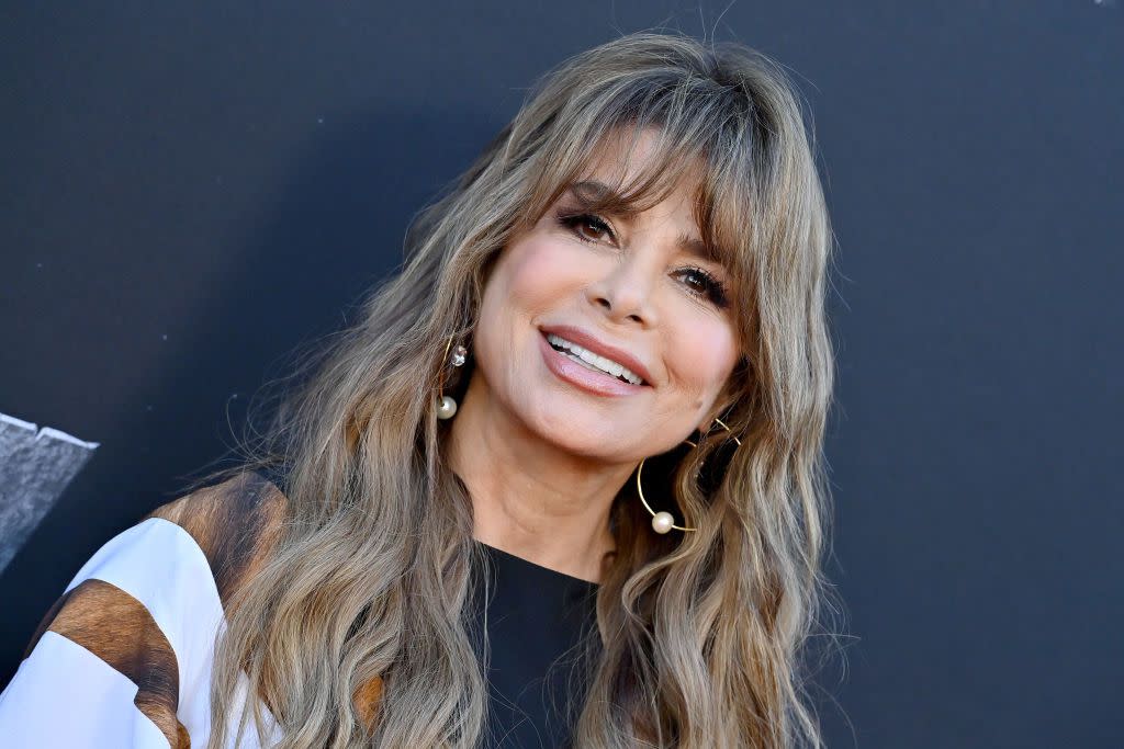 Paula Abdul attends the Premiere of 20th Century Studios' "Prey" at Regency Village Theatre on August 02, 2022 in Los Angeles, California.