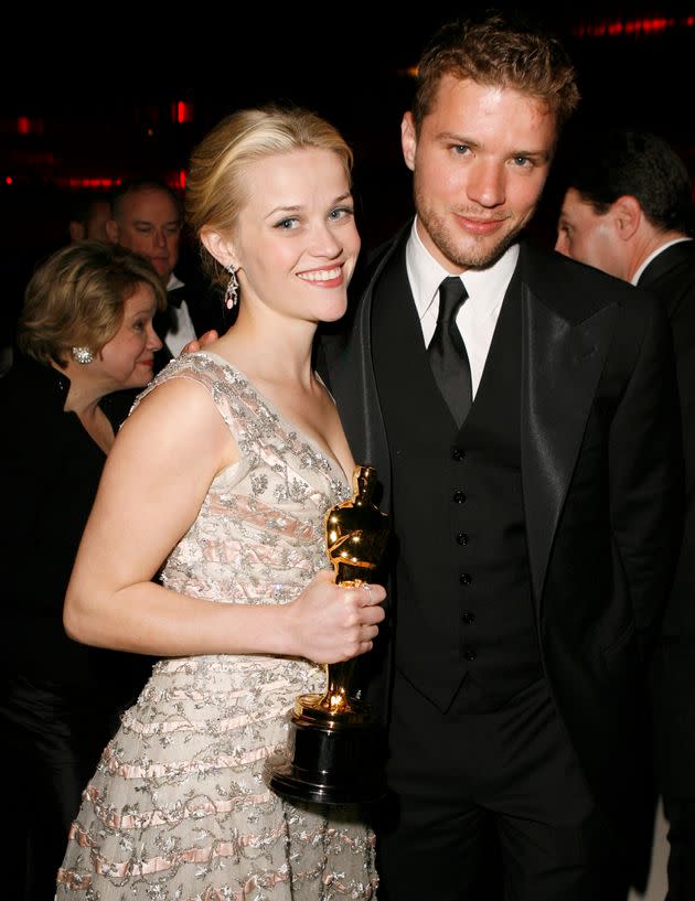 Reese Witherspoon and Ryan Philippe in 2006, after Witherspoon won the Academy Award for Best Actress for 