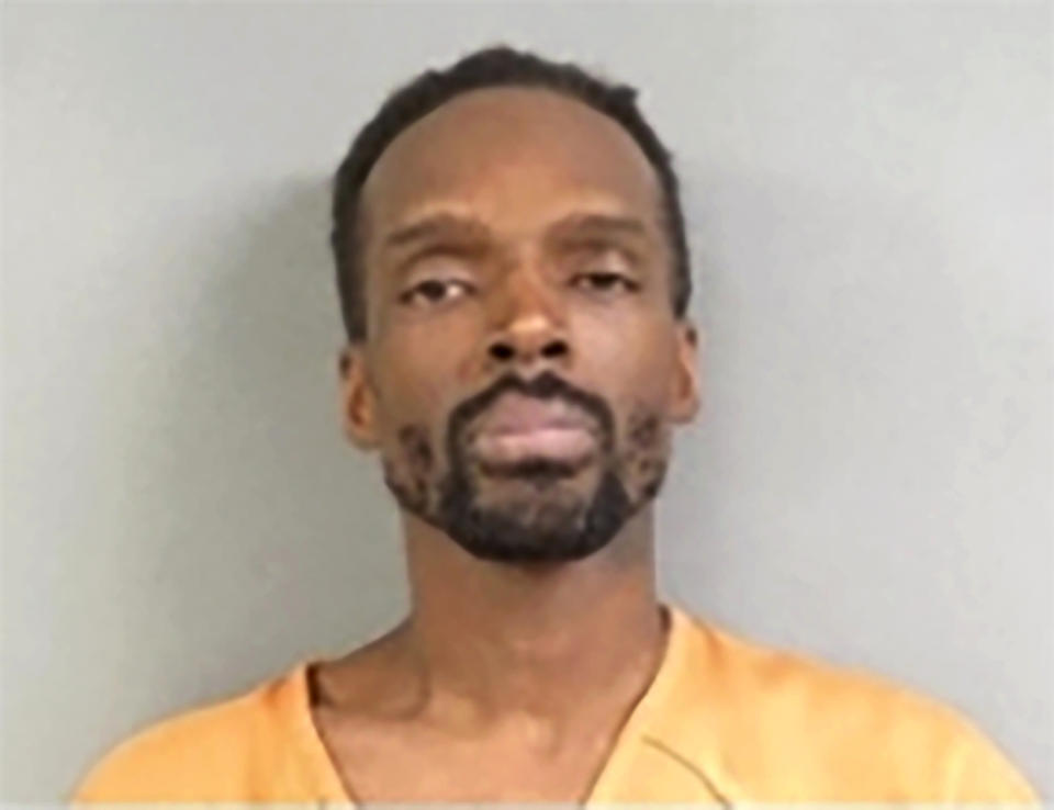 This booking photo released by the Washington County (Nebraska) Sheriff's Office shows Kierre L. Williams on Sunday, Dec. 10, 2023. Williams was arrested in the stabbing death of a Catholic priest in a small Nebraska community who was attacked in a church rectory, authorities said. (Washington County Sheriff's Office via AP)