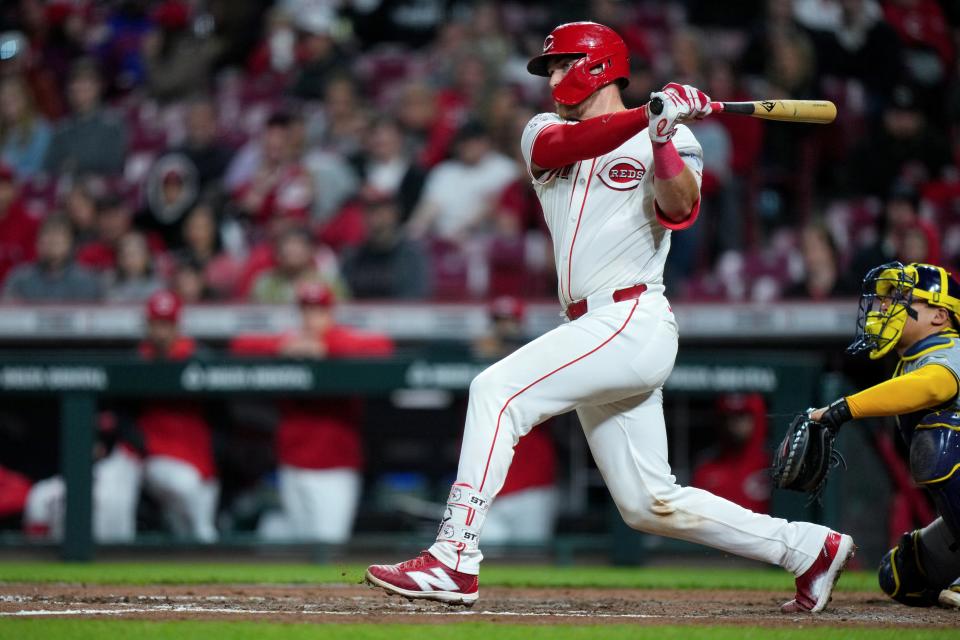 Tyler Stephenson had two hits and two RBI but the Reds managed only five hits in 6 1/3 innings against Brewers starter Joe Ross, who hadn't pitched in the major leagues since 2021.