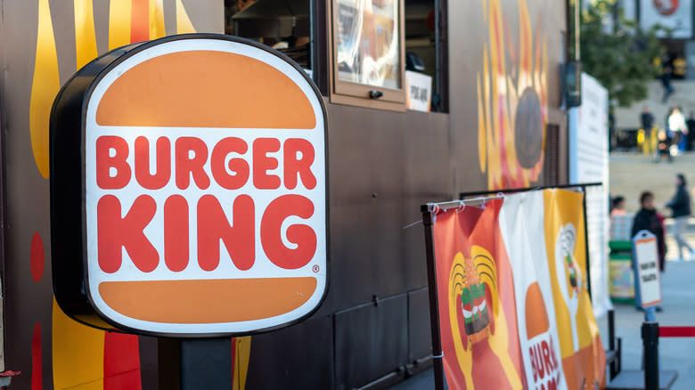 Burger King signage daytime