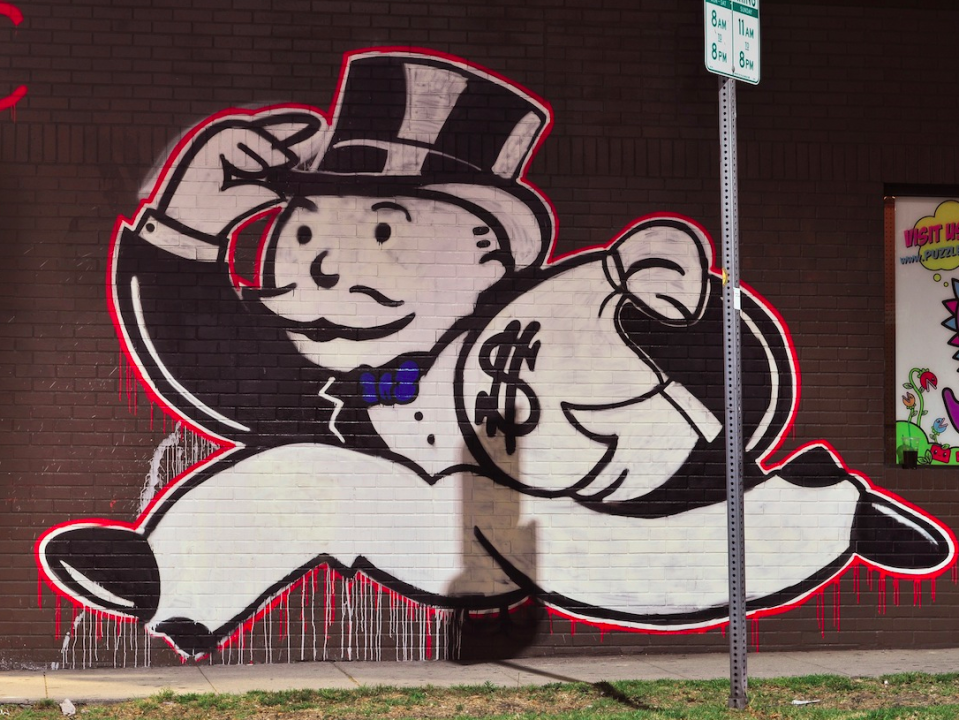 monopoly man graffiti