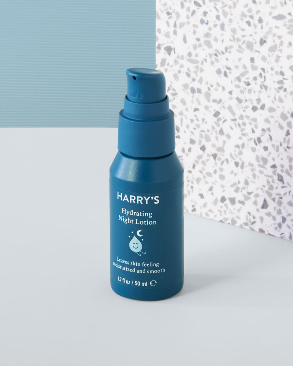 Harry's Hydrating Night Lotion; best new grooming products of 2021