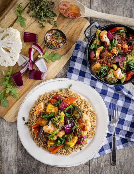 PHOTO: A plate of homemade rustic ratatouille. (The Dole Food Company)