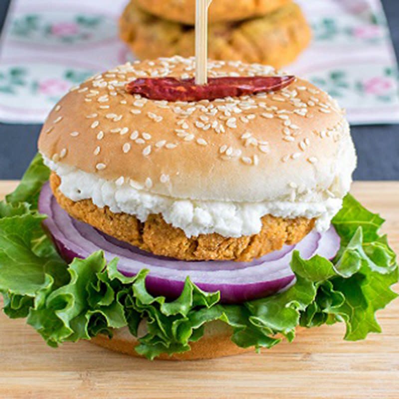 Lentil Curry Burger