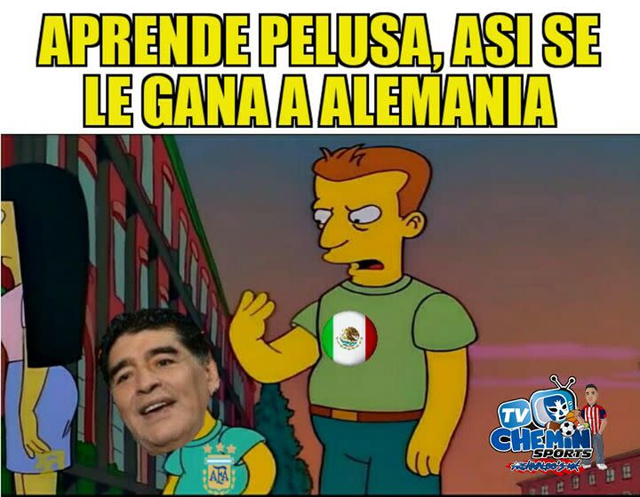 Memes Alemania vs México