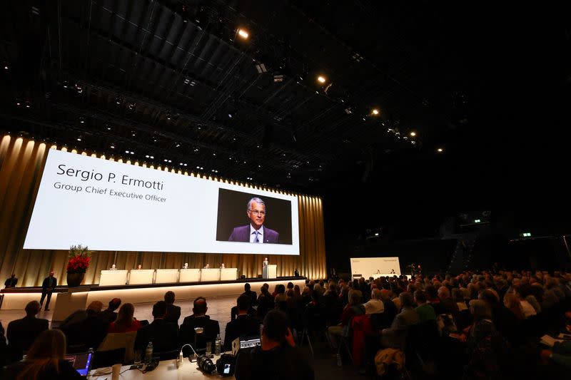 UBS Annual General Meeting in Basel