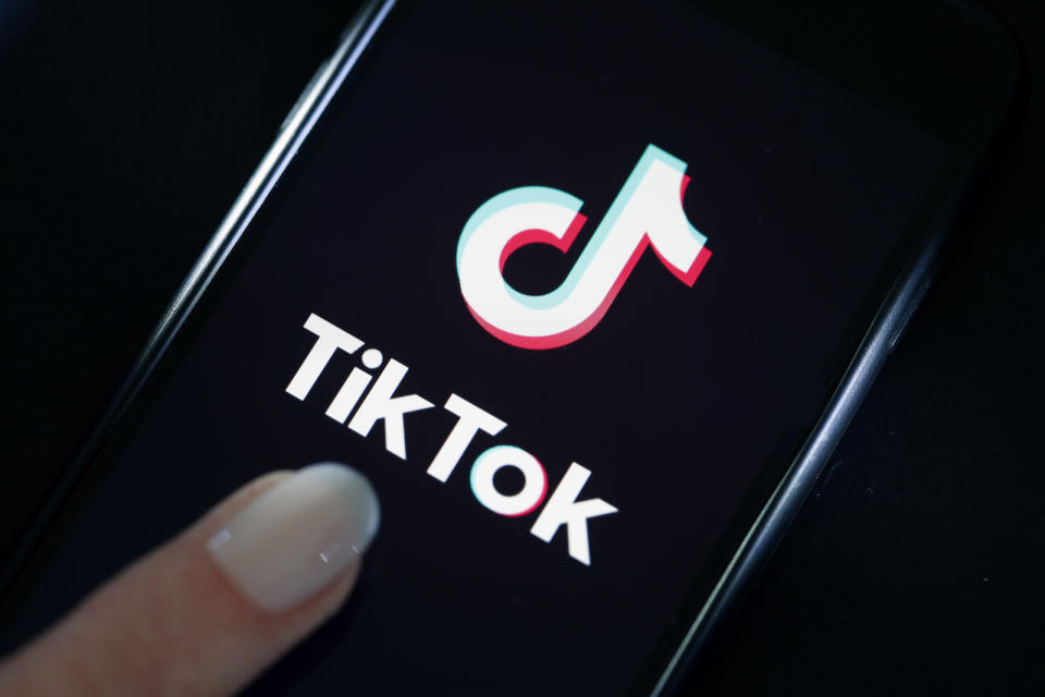 PARIS, FRANCE - MARCH 05: In this photo illustration, the social media application logo, Tik Tok is displayed on the screen of an iPhone on March 05, 2019 in Paris, France. The social network broke the rules for the protection of children's online privacy (COPPA) and was fined $ 5.7 million. The fact TikTok criticized is quite serious in the United States, the platform, which currently has more than 500 million users worldwide, collected data that should not have asked minors. TikTok, also known as Douyin in China, is a media app for creating and sharing short videos. Owned by ByteDance, Tik Tok is a leading  video platform in Asia, United States, and other parts of the world. In 2018, the application gained popularity and became the most downloaded app in the U.S. in October 2018. (Photo by Chesnot/Getty Images)