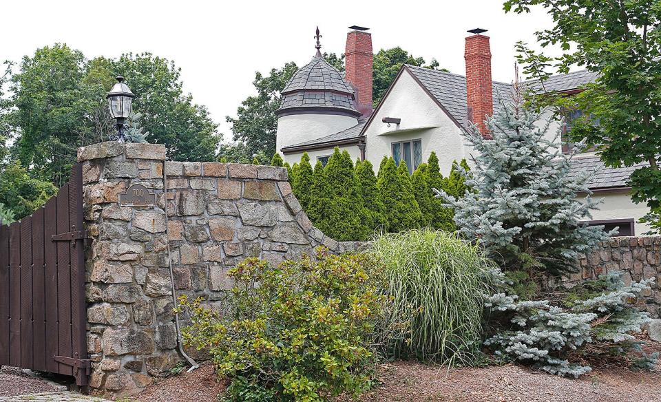 The former carriage house, now a family home, at the Lyndermere estate of Col. Albert Pope in Cohasset on Wednesday, July 19, 2023.