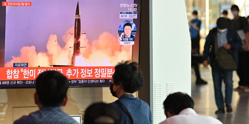 Image: North Korea Missile Test (Jung Yeon-je / AFP - Getty Images)