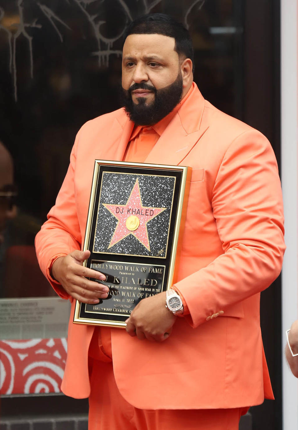 DJ Khaled receives 2,719th Star on the Hollywood Walk of Fame in the Category of Recording on April 11, 2022. - Credit: APEX / MEGA