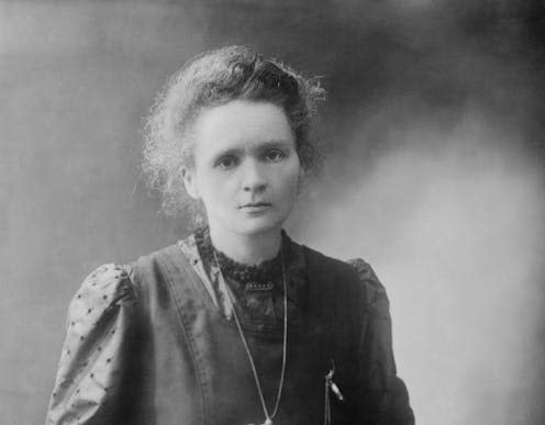 <span class="caption">Marie Curie.</span> <span class="attribution"><a class="link " href="https://www.shutterstock.com/image-photo/marie-curie-18671934-polishfrench-physicist-who-242816158" rel="nofollow noopener" target="_blank" data-ylk="slk:Everett Collection;elm:context_link;itc:0;sec:content-canvas">Everett Collection</a></span>