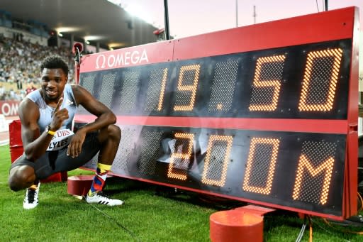 Lyles clocked 19.50 seconds in Lausanne