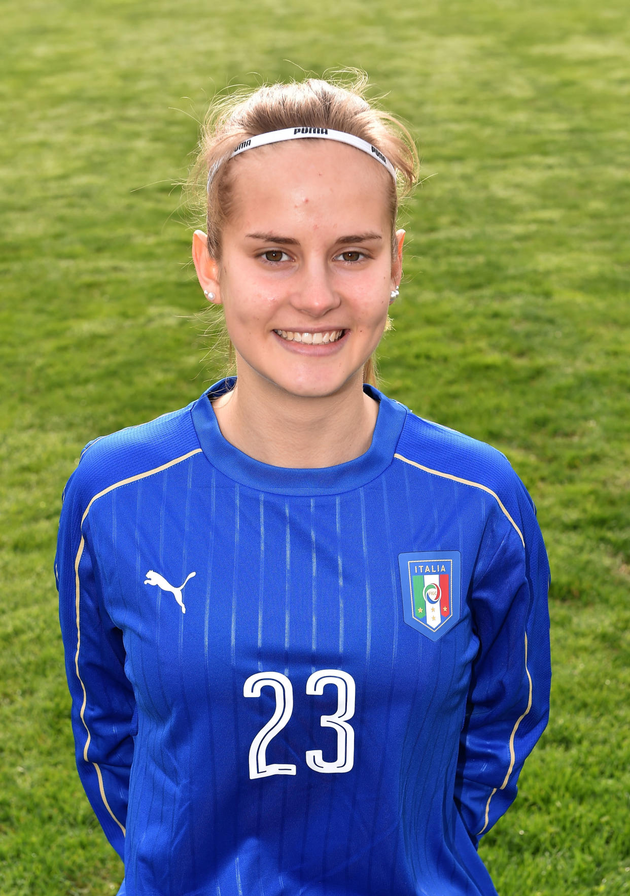 Verena Erlacher of Italy Women’s U17 poses for Portrait Session on March 7, 2016 in Cesenatico, Italy. (Photo by Giuseppe Bellini/Getty Images)