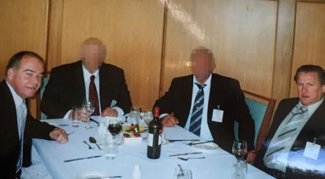 Mr Broadbent and Mr Madaferri at Parliament House. Source: Supplied