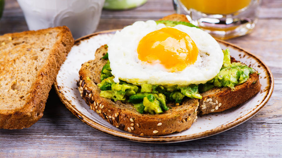 Creamy Avocado-Egg Toast