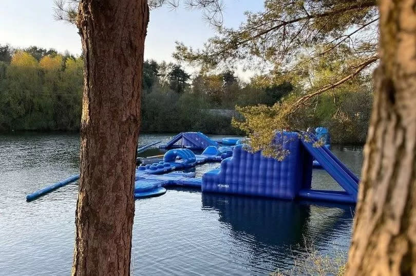 The aqua park will be similar to the one at Wild Shore Delamere