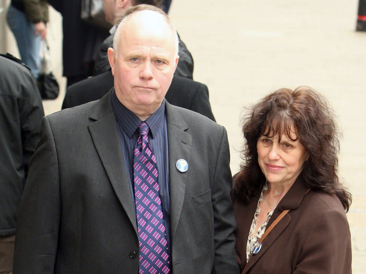 Barry and Margaret Mizen, parents of murdered schoolboy Jimmy Mizen (Dan Kitwood/Getty Images)