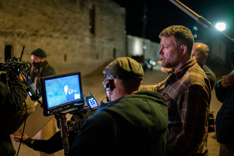 Director Guy Ritchie on the set of 'The Covenant'<span class="copyright">Christopher Raphael/MGM</span>