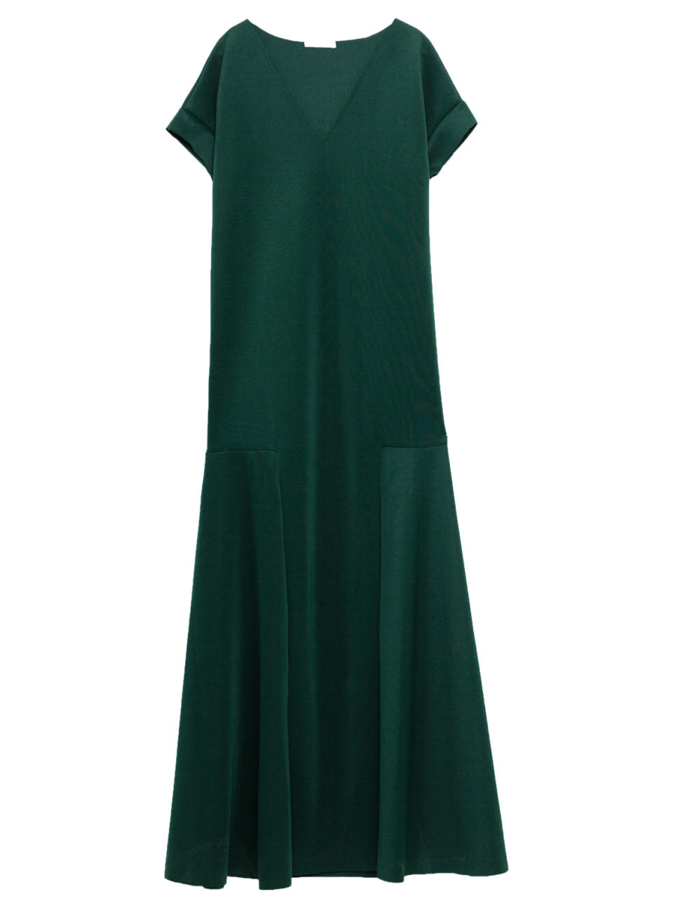 <p>A relaxed cut and elegant satin-y fabric means this one works for day and night.</p> <p>$40 | <a rel="nofollow noopener" href="http://www.zara.com/us/en/woman/dresses/technical-fabric-maxi-dress-c269185p3842054.html" target="_blank" data-ylk="slk:zara.com;elm:context_link;itc:0;sec:content-canvas" class="link ">zara.com</a></p>