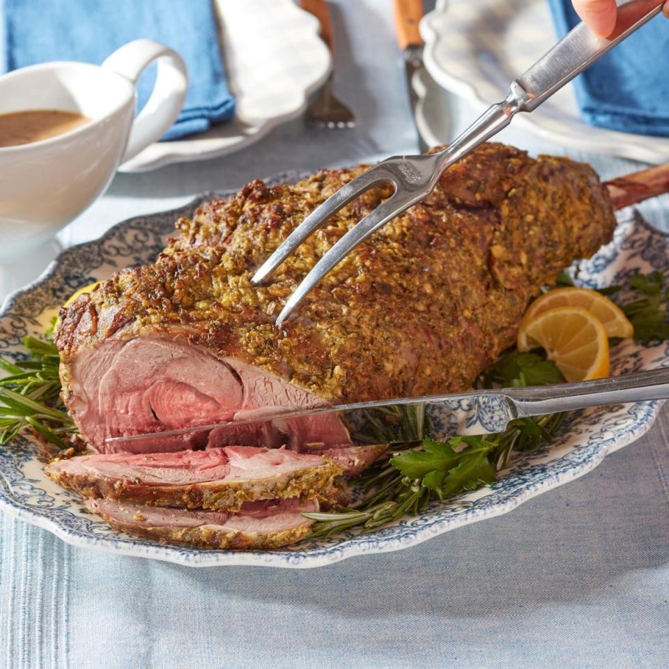 easter dinner ideas roast leg of lamb