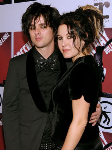 <p>J.Sciulli/WireImage</p> Billie Joe Armstrong and Adrienne Armstrong.