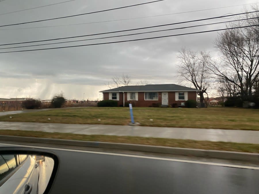 Storm over Rossview Elementary in Clarksville (Photo: WKRN)