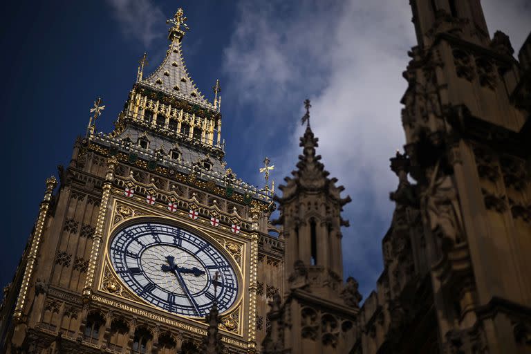 El Big Ben durante la procesión