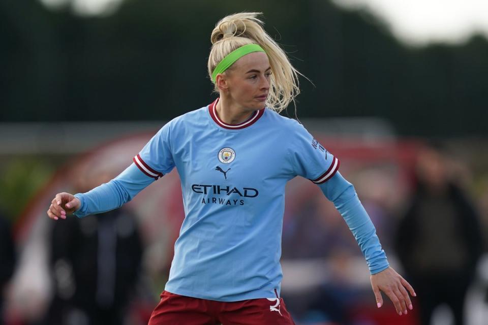 Chloe Kelly in action for Manchester City (Nick Potts/PA) (PA Wire)