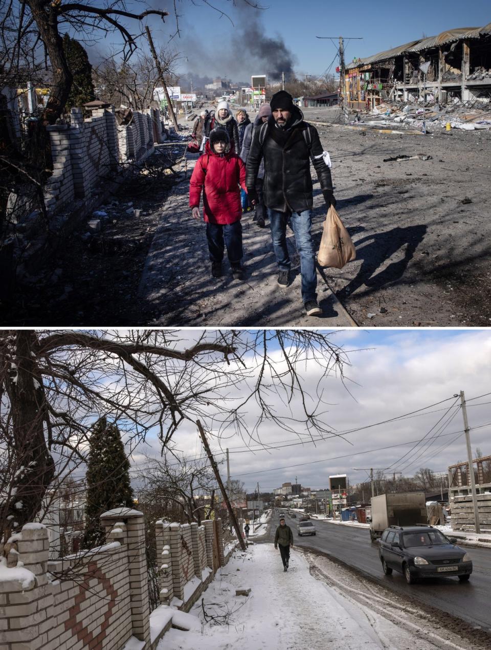 Russia's Invasion Of Ukraine, One Year Later: (Getty Images)