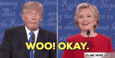 El primer debate presidencial, el 26 de septiembre en la Universidad de Hofstra, en Long Island, fue un despliegue de gestos de malhumor por parte de Trump y condescendencia burlona por el lado de Clinton.