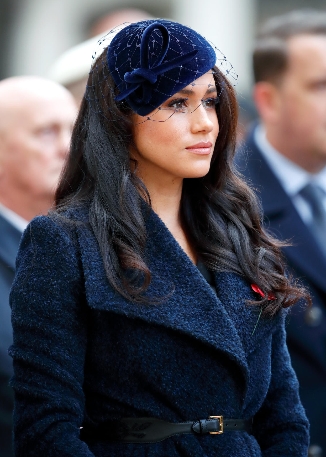 The Duchess of Sussex attends the 91st Field of Remembrance at Westminster Abbey in November 2019. (Photo: Max Mumby/Indigo via Getty Images)