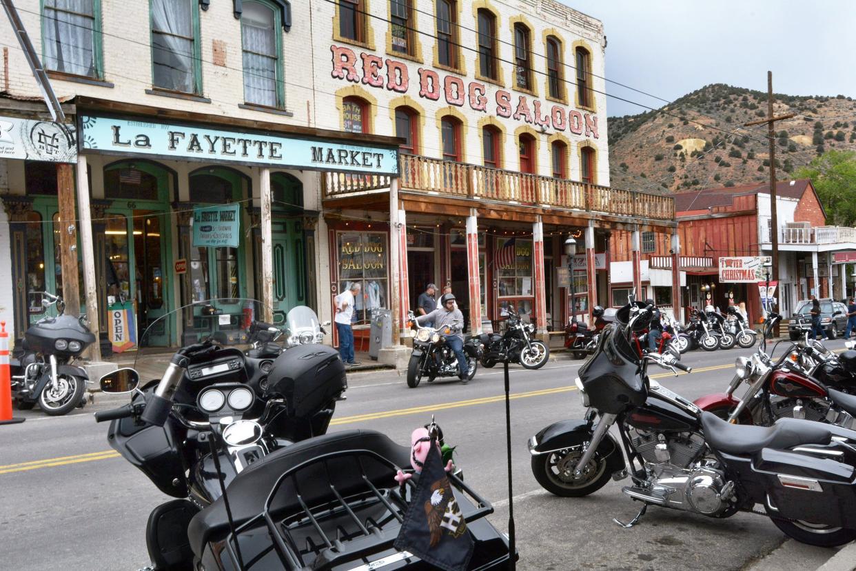 downtown Virginia City, Nevada